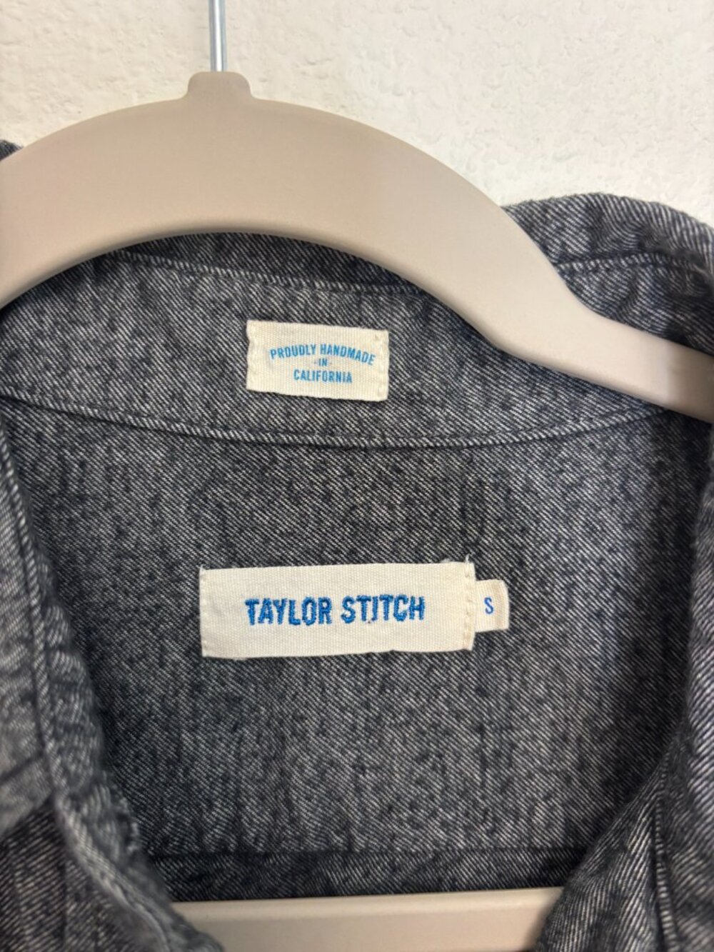 Taylor Stitch Women's Small Womens Flannel Navy Blue Button Up Long Sleeve Shirt - Picture 4 of 6